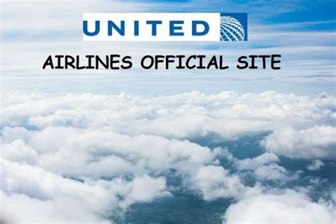 united airlines official site flights